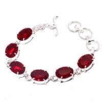 Bra 032c bracelet grenat 13gr 10x15mm achat vente bijou ethnique argent 925