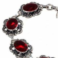 Bra 043b bracelet grenat 18gr 10x15mm achat vente bijou ethnique argent 925