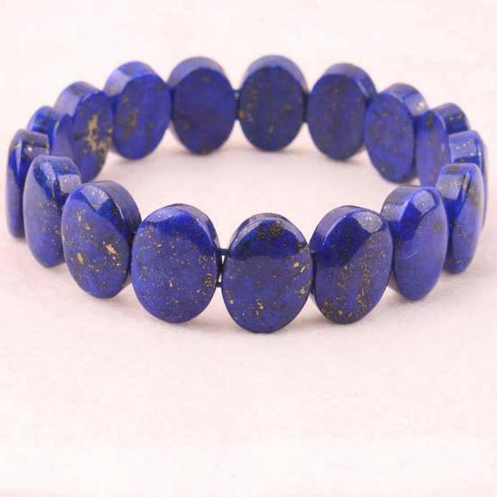 Bra 055b bracelet lapis lazuli afghanistan 12x16mm 42gr