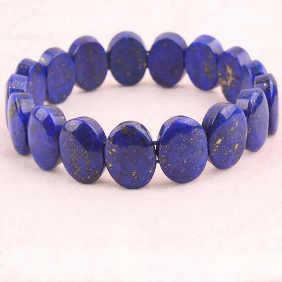 Bra 055c bracelet lapis lazuli afghanistan 12x16mm 42gr