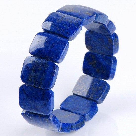 Bra 057 bracelet lapis lazuli afghanistan 15x20mm 66gr 3 