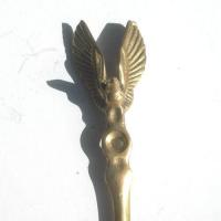 Brz 002 stylet bronze antique grec gallo romain 78gr 190x40x30mm 3 