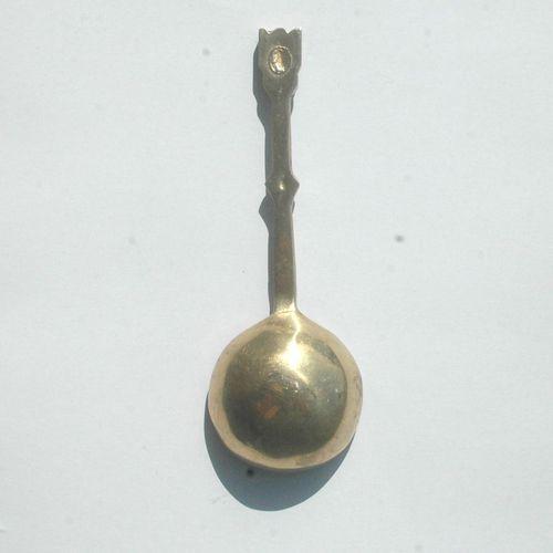 Brz 004 cuillere louche bronze antique grec gallo romain 100gr 150x50x25mm 6 