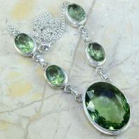 Col 079 collier parure sautoir amethyste 1900 verte bijou achat vente argent 925 1 