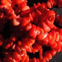 Col 082 collier sautoir corail 4x8mm 38gr vente loisirs creatifs 90cm ethnique 5 