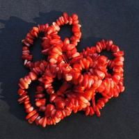 Col 082 collier sautoir corail 4x8mm 38gr vente loisirs creatifs 90cm ethnique 6 