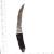 Csl 017a couteau prehistorique en silex taille 51g 180x25mm manche 70mm