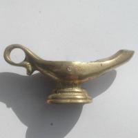Lph 009 lampe a huile antique romaine bronze 245gr 125x60x40 coupe 1 