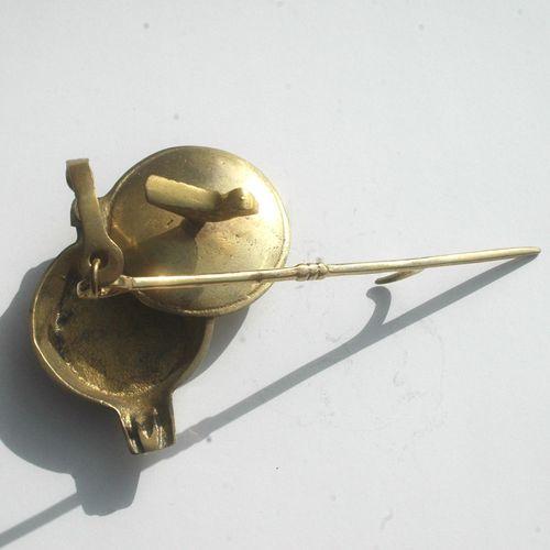 Lph 017 lampe a huile bronze suspension oiseau 100x70x80 320gr 2 