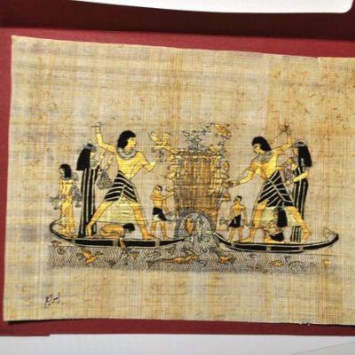 Papy 027b peche et chasse vie quotidienne dans l ancienne gypte peinture sur papyrus