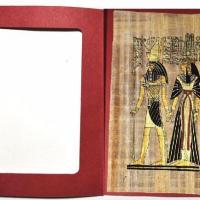Papy 028c dieu horus et nefertari mythologie egyptienne ancienne egype peinture sur papyrus