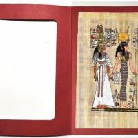 Papy 029c deesse isis et nefertaris mythologie egyptienne ancienne egype peinture sur papyrus