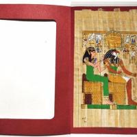 Papy 030c dieu horus et deesse hathor mythologie egyptienne ancienne egype peinture sur papyrus