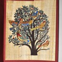 Papy 036b arbre de vie mythologie egyptienne ancienne egype peinture sur papyrus