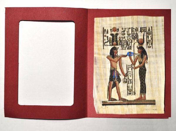 Papy 039d offrande a isis mythologie egyptienne ancienne egype peinture sur papyrus