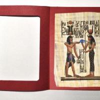 Papy 039d offrande a isis mythologie egyptienne ancienne egype peinture sur papyrus