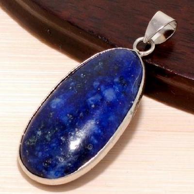 Pdt 001 pendentif pendant lapis lazuli bijou ethnique egyptien afghan argent 925 2 