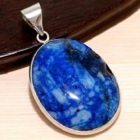 Pdt 004 pendentif lapis lazuli bijou ethnique egyptien afghan argent 925 1 