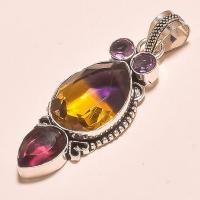 Pen 024b pendentif pendant ametrine bolivie amethyste achat vente bijou monture argent 925