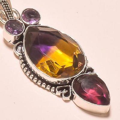 Pen 024c pendentif pendant ametrine bolivie amethyste achat vente bijou monture argent 925