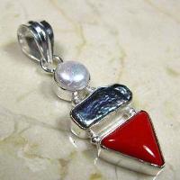 Pen 055c pendentif pendant 50mm corail nacre 8gr 