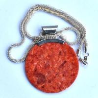 Pen 057b pendentif pendant 50mm corail eponge 26gr 