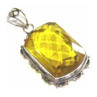 Pen 073 pendentif topaze jaune 25x50mm 64cts argent 925 3 