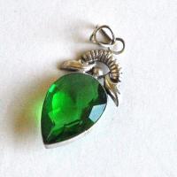 Pen 076 pendentif peridot 23x52mm 46cts argent 925 4 