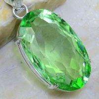 Pen 083 pendentif pendants peridot 28x44mm 30gr vente bijou argent 925 3 