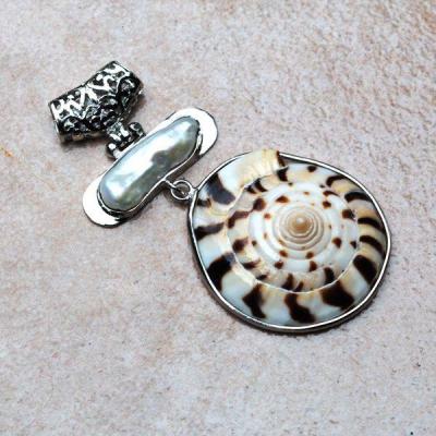 Pen 084 pendentif pendant perle nacre coquillage naturel vente bijou argent 925 2 