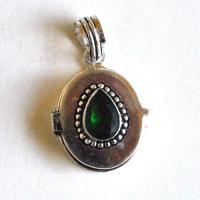 Pen 092 pendentif a poison quartz cert 50mm 25x45mm 50gr bijou argent 925 1