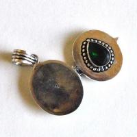 Pen 092 pendentif a poison quartz cert 50mm 25x45mm 50gr bijou argent 925 2