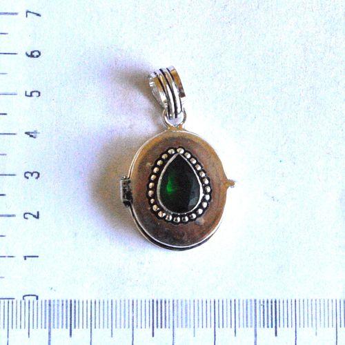 Pen 092 pendentif a poison quartz cert 50mm 25x45mm 50gr bijou argent 925 7