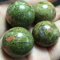 Perle unakite rose verte 74gr 23mm achat vente bijou pierre reiki lithotherapie