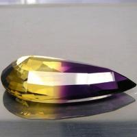 Pmt 101 ametrine pierre taillee 4 5gr 26x15x10mm orfevrerie 2 