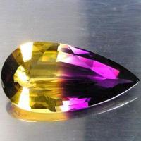 Pmt 101 ametrine pierre taillee 4 5gr 26x15x10mm orfevrerie 4 