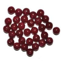 Prl 001b lot 30 perles rubis cachemire 10mm 40gr loisirs creatifs 1