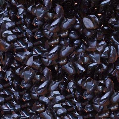 Prl 014a lot 60gr perles nuggets onyx noir 4 6 8mm 1