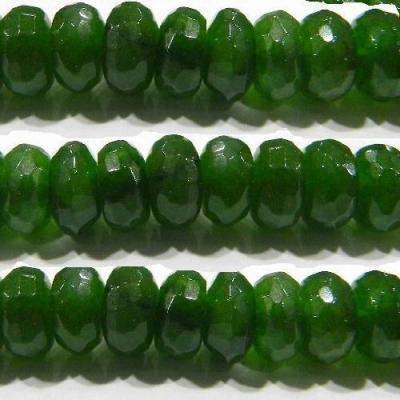 Prl 015b lot 30xperles emeraude verte 5x7 16gr loisirs creatifs