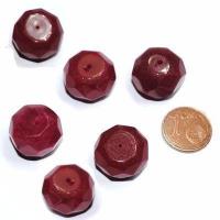 Prl 069b 6xperles rubis cachemire 14x17mm 36gr achat vente bijoux loisirs creatifs 1 