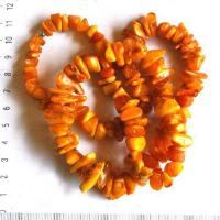 Prl 074 lot perles ambre baltique 50gr 64cm 10x15mm ethnique 2 