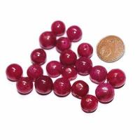 Pru 002a 20xperles rubis cachemire rondes polies 10mm 26gr achat vente bijoux loisirs creatifs