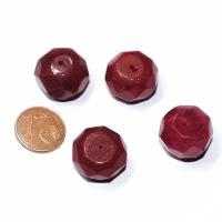 Pru 004a 4xperles rubis cachemire 20x22mm 26gr achat vente bijoux loisirs creatifs