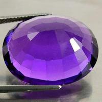 Pta 008b amethyste 23x19x11mm 30carats uruguay pierre semi precieuse