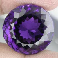 Pta 012a amethyste if 20x20x14mm 31carats bresil pierre semi precieuse