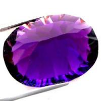 Pta 021b amethyste if 23x18x11mm 25carats uruguay pierre semi precieuse