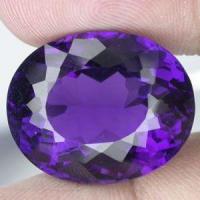 Pta 024a amethyste 22x18x12mm 30carats afrique pierre semi precieuse