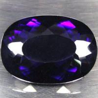 Pta 043a amethyste ovale 46x32x20mm 170carats uruguay pierre semi precieuse