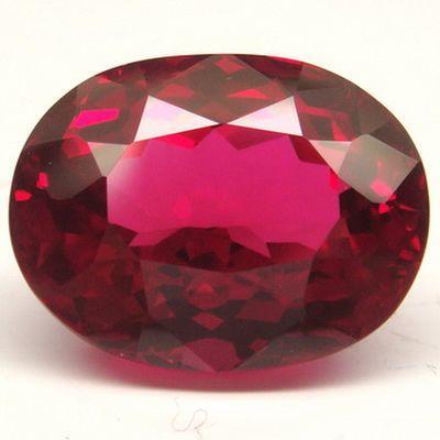 Ptp 004a topaze rouge if 18x14x10mm pierre taillee joaillerie