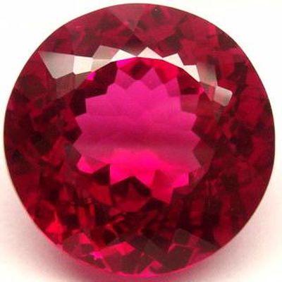 Ptp 005b topaze rouge 21x21x11mm pierre taillee joaillerie
